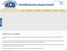 Tablet Screenshot of kartoffel-centrum-bayern.com